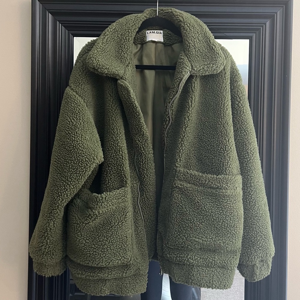 I.AM.GIA Pixie Oversized Teddy Coat